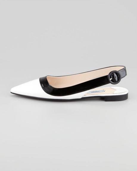 prada pointed flats