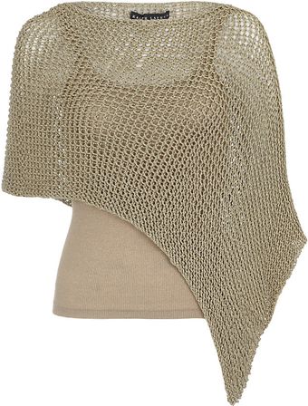 Ralph Lauren Black Label Francine Poncho - Lyst