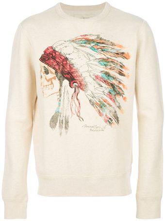 Ralph Lauren French Terry Printed Sweatshirt - Lyst