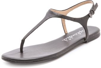 Splendid Mason T Strap Sandals - Lyst