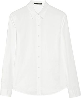 Theory Tritta Linenblend Shirt - Lyst