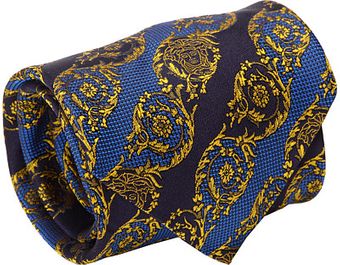 Versace Medusa Plumed Circle Tie - Lyst