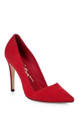 Alice + Olivia Dina Suede Pumps