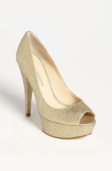 Enzo Angiolini Bracy Pump Nordstrom Exclusive in Beige (gold glamour)