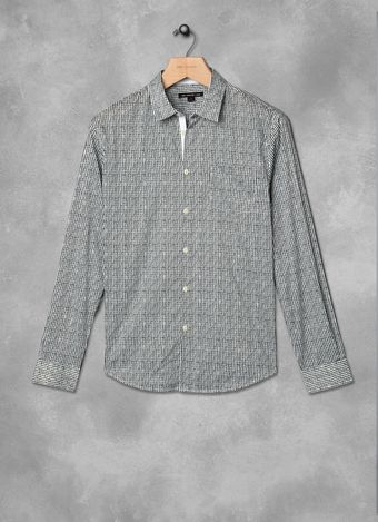 John Varvatos Placket Detail Shirt - Lyst