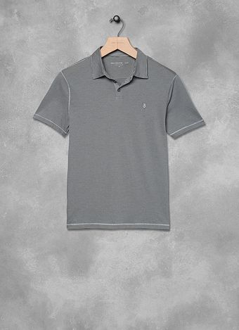 John Varvatos Peace Sign Stripe Polo - Lyst