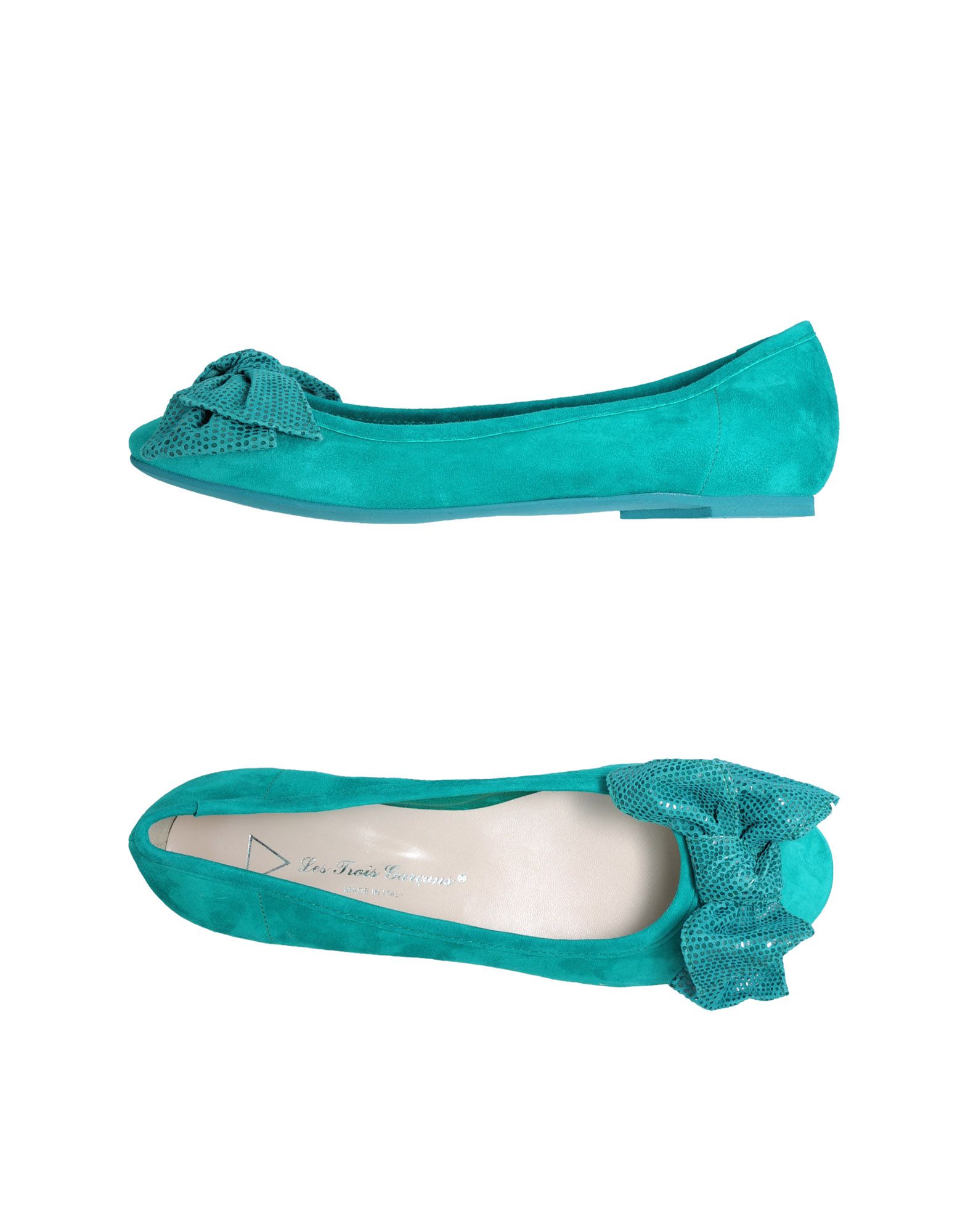 emerald green ballet flats
