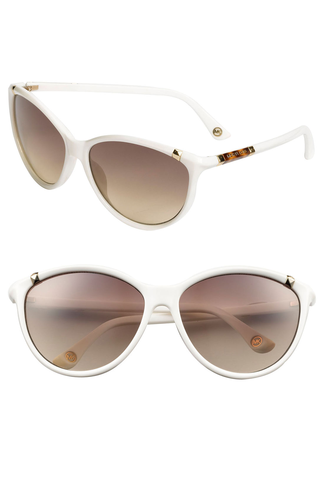 Michael Michael Kors Camila 60mm Sunglasses In White Lyst