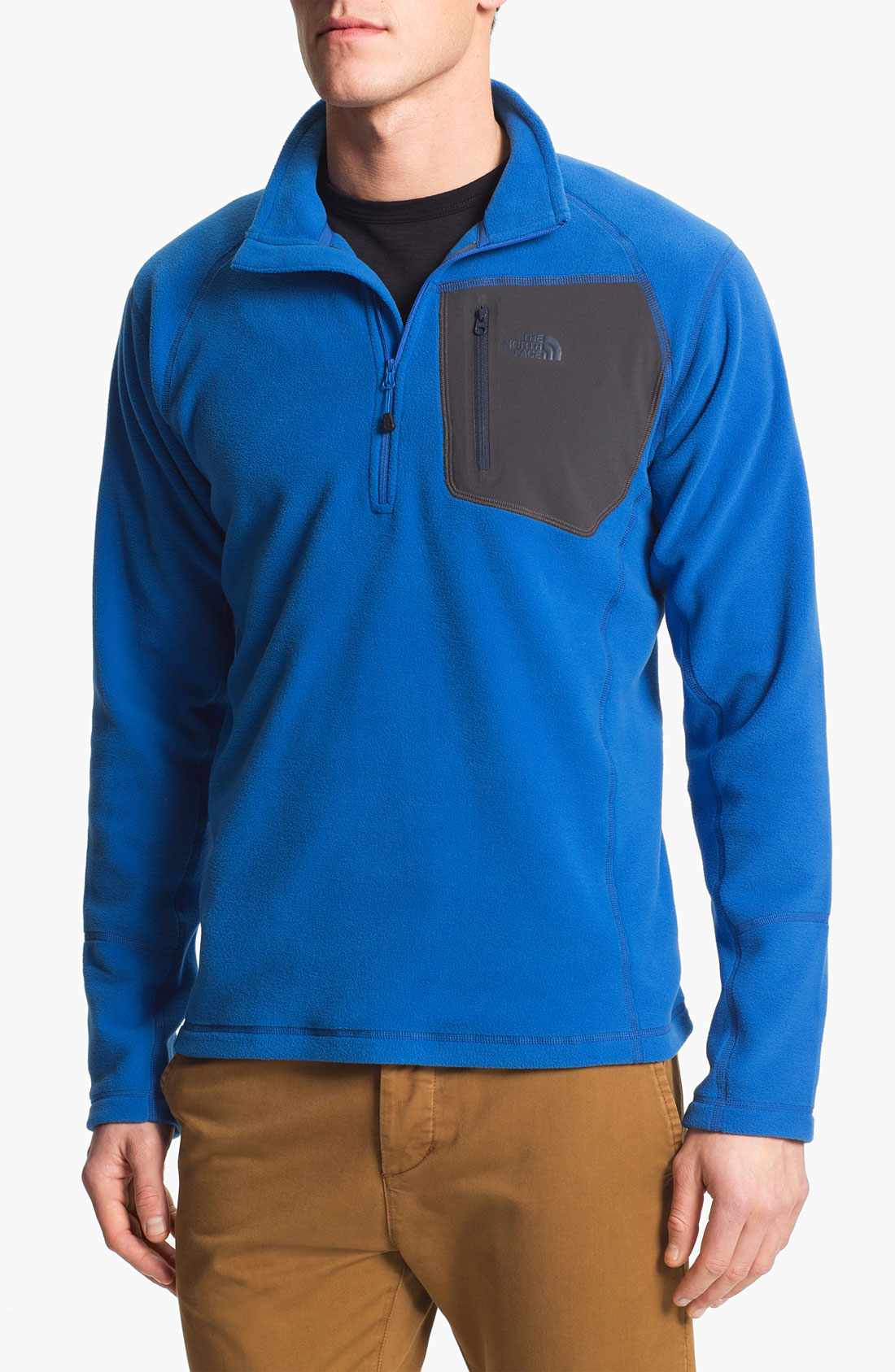 north face blue sweater