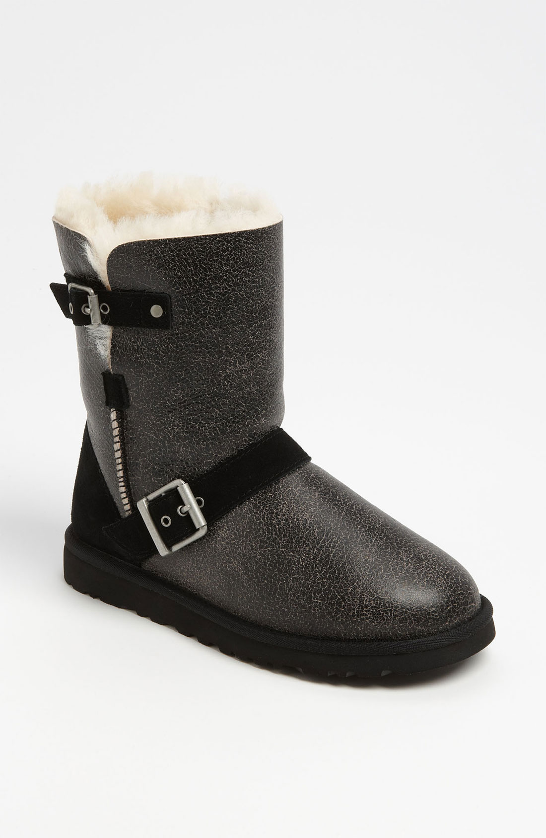Ugg Classic Dylan Short Boot in Black (bomber jacket black) Lyst