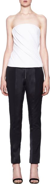Josh Goot White Twist Corset Top - Lyst