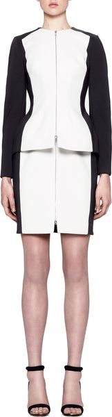 Josh Goot White and Black Bonded Utility Jacket - Lyst