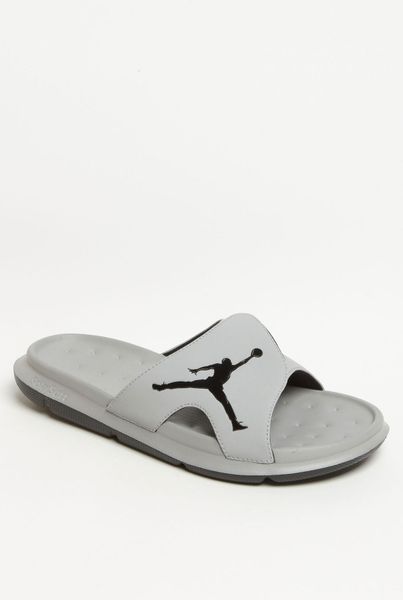 Nike Jordan Rcvr Flip Flop in Gray for Men (matte silver black ...
