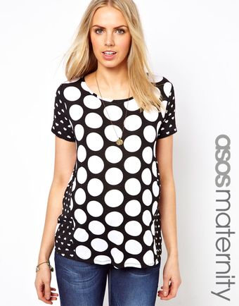 Asos Maternity Exclusive Tshirt in Hearts and Spots - Lyst