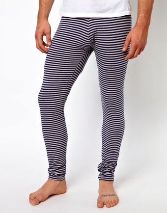 Asos Stripe Meggings - Lyst
