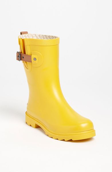 Chooka Top Solid Mid Height Rain Boot Women in Yellow | Lyst