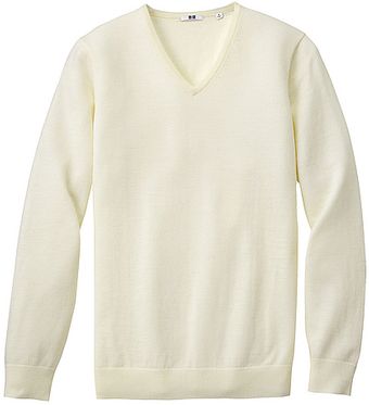 Uniqlo Efm V- Neck Sweater - Lyst