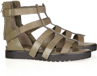 Alexander Wang Saskia Leather Gladiator Sandals - Lyst