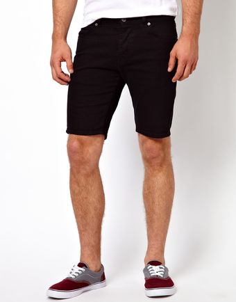Asos Denim Shorts in Super Skinny Fit - Lyst