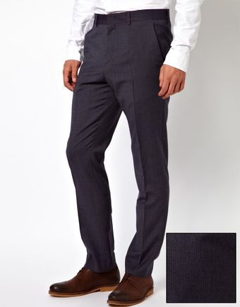 Asos Slim Fit Suit Trousers in Stripe - Lyst