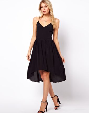 Asos Tie Back Crepe Sundress - Lyst