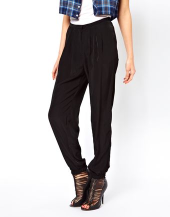 Asos Trousers with Elastic Cuff - Lyst