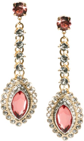 Asos Eye Long Drop Earring - Lyst