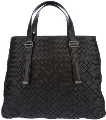 Bottega Veneta Woven Leather Tote - Lyst