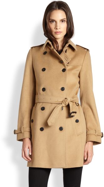 Burberry Buckingham Cashmere Blend Trench - Lyst
