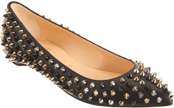 Christian Louboutin Pigalle Spikes Flat - Lyst