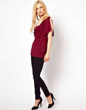 French Connection Draped Top - Lyst