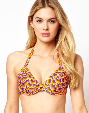 Freya Boogie Bandless Triangle Bikini Top - Lyst
