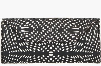 Gareth Pugh Black Lasercut Patterned Folding Wallet - Lyst