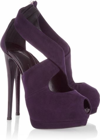 Giuseppe Zanotti Sharon Suede Platform Sandals - Lyst