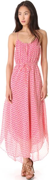 Juicy Couture Starflower Medallion Maxi Dress - Lyst
