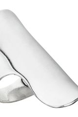  Silver Smooth Armor Ring