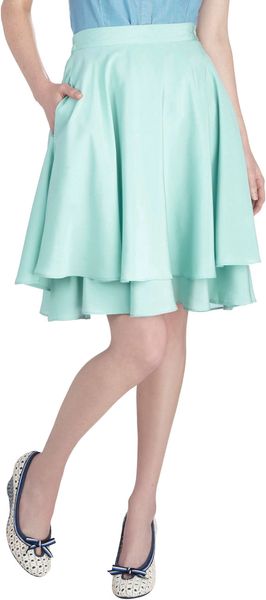 ModCloth Big Waves Skirt - Lyst