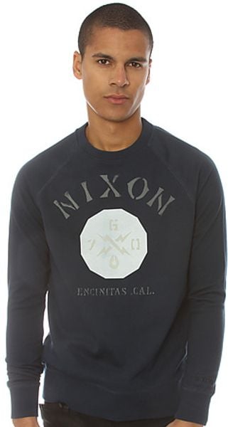 Nixon The Series Crewneck Sweatshirt  - Lyst