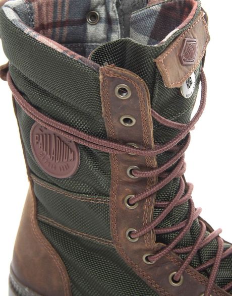 brown palladium boots