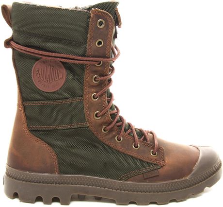 brown palladium boots