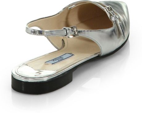 flat silver slingbacks