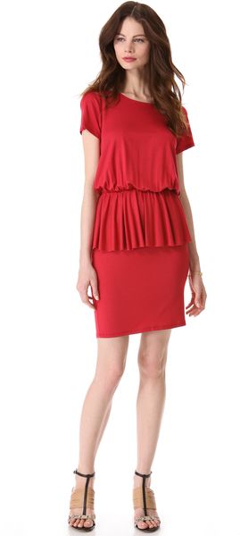 Rachel Pally Abella Peplum Dress - Lyst