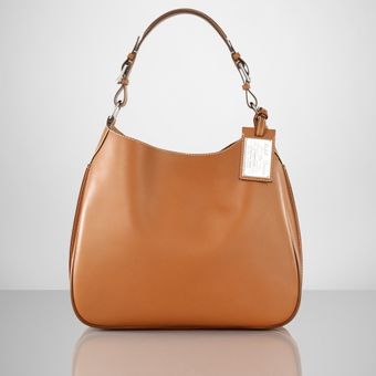 Ralph Lauren Calfskin Saddle Bag Hobo - Lyst