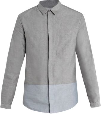 Richard Nicoll Bicolour Oxford Shirt - Lyst
