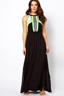 River Island Micha Maxi Beach Dress - Lyst