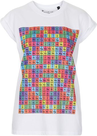 Topshop Periodic Table Tee - Lyst