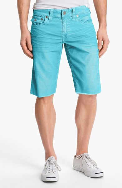 True Religion Ricky Cut Off Corduroy Shorts In Blue For Men (turquoise) | Lyst True Religion Ricky Cut Off Corduroy Shorts In Blue For Men (turquoise) | Lyst