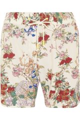 Zimmermann Stardust Printed Stretchcrepe Boardshorts