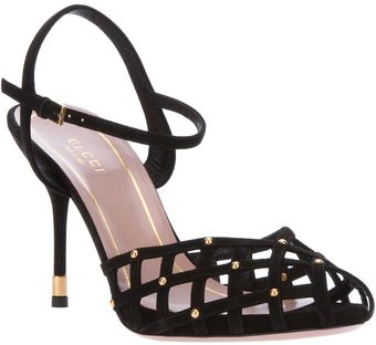 Gucci Intricately Cut Sandal Pump - Lyst