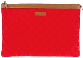 Gucci Leather Clutch - Lyst